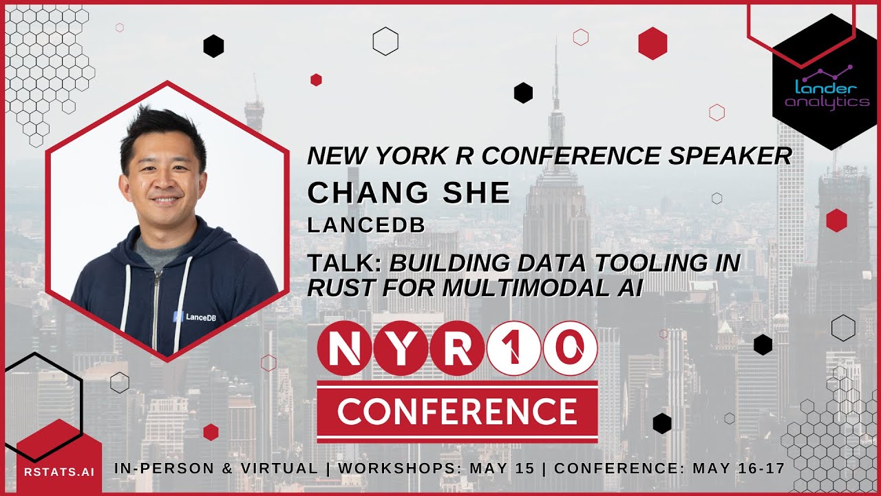 Chang She - Building Data Tooling in Rust for Multimodal AI