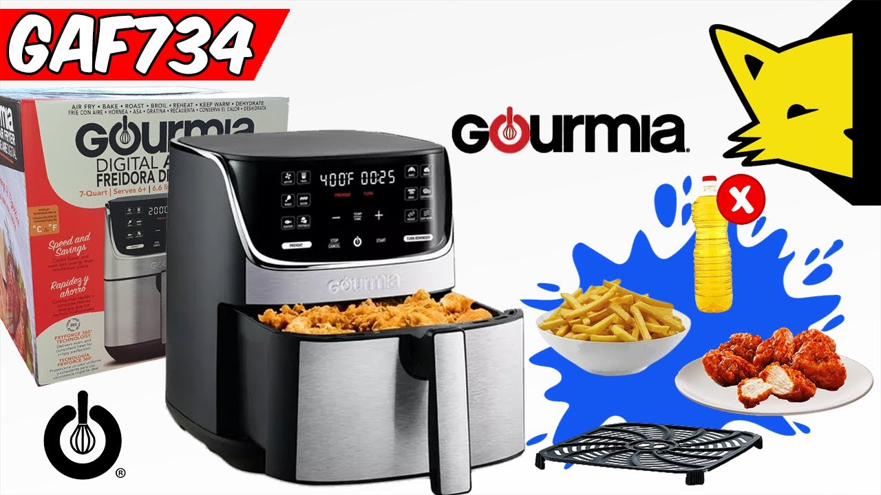 🤔👉Freidora De Aire 6.6 Litros🌫 l 🍽GOURMIA GAF734 l 📦Revisión Y Pruebas📝