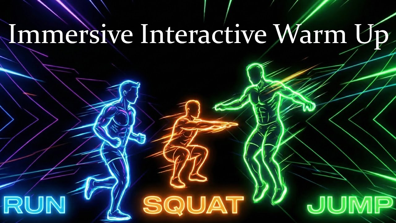 Immersive Interactive Warm Up / Cardio Game - Episode 3