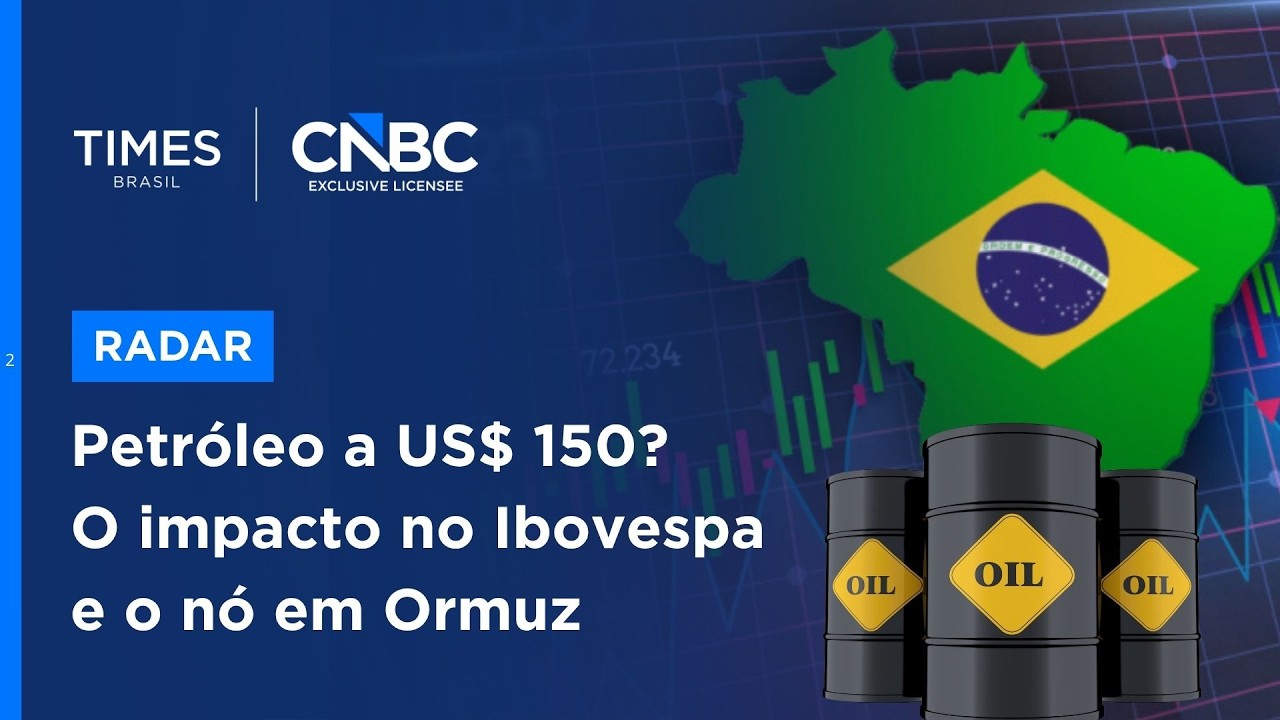 Ibovespa supera 187 mil pontos enquanto mercado projeta petr&oacute;leo a US$ 140 por gargalo em Ormuz