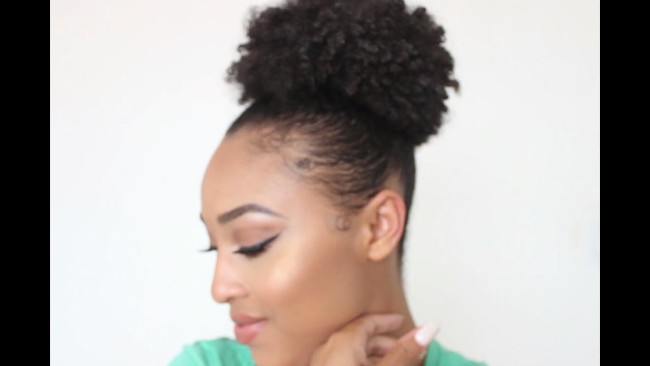 High Puff | Short Natural Hair (TWA/Awkward Stage) | @Kaaiit_theGreat