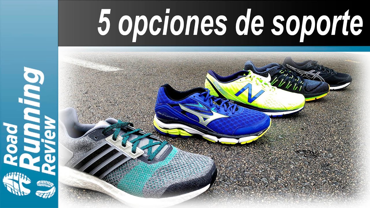 5 opciones de zapatillas con soporte