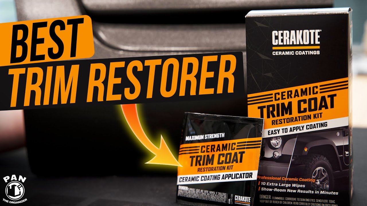 Revive your car’s plastic trim! Cerakote Ceramic Trim Coat Restoration Kit