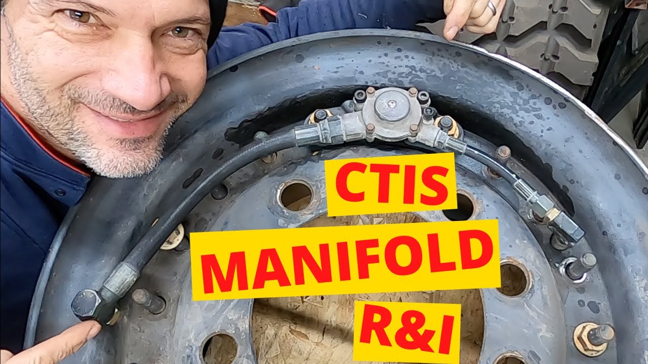 CTIS manifold removal and installation