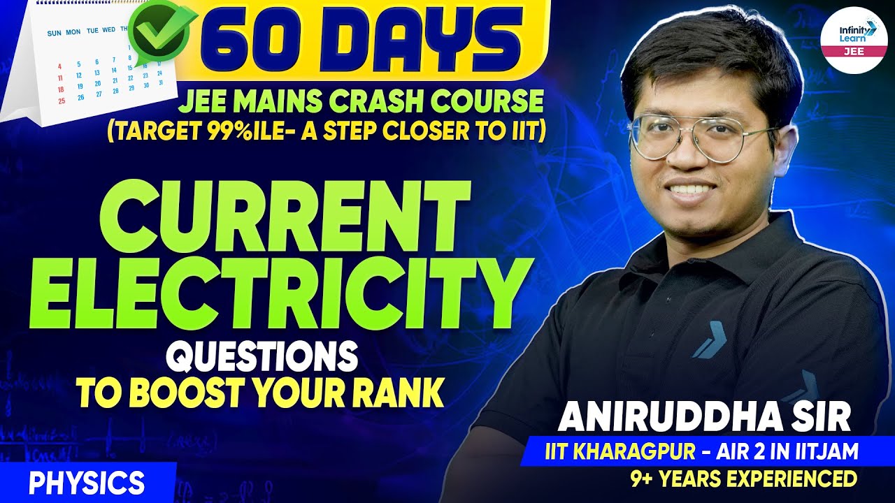 Current Electricity – Rank Booster Questions 🔥 | JEE Main 2026 | JEE Physics | Aniruddha Sir