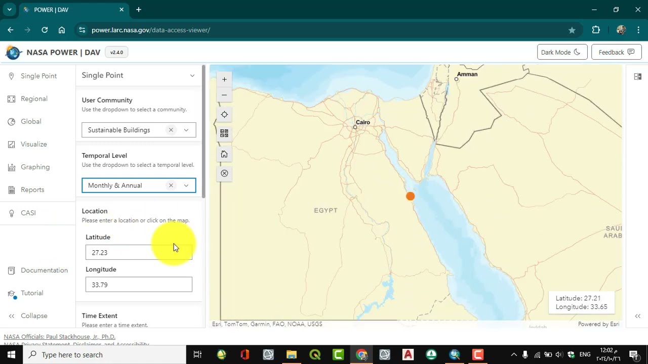 تحميل ومعالجة بيانات المناخ من موقع NASA وعمل خرائط مناخ باستخدام Arc GIS