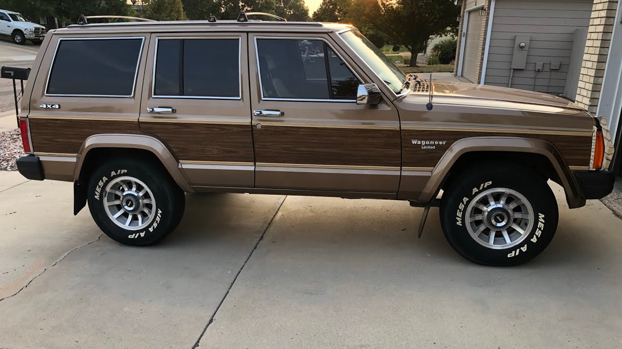 1988 wagoneer limited exterior walk around