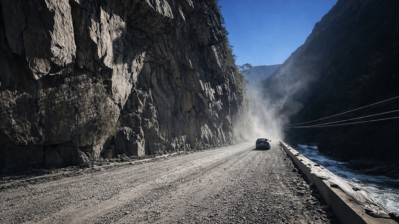 Terrifying! Driving Alone on China&rsquo;s Most Dangerous Mountain Road
