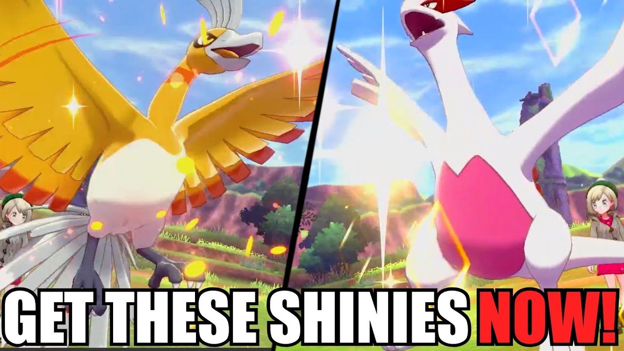Get Shiny EVENT Ho-oh and Shiny Lugia NOW!