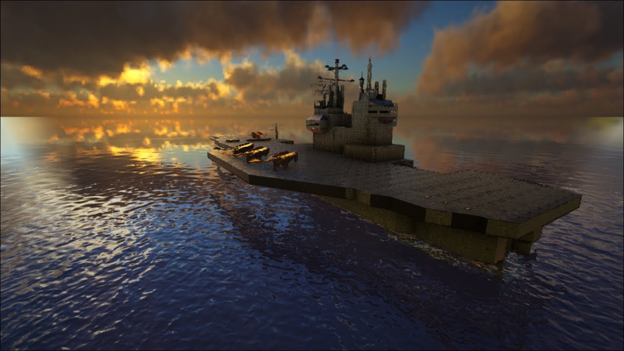 Ark survival Aircraft Carrier (motorboat design)