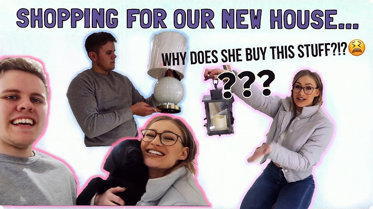 SHOPPING FOR OUR NEW HOUSE!! | Couple's Vlog