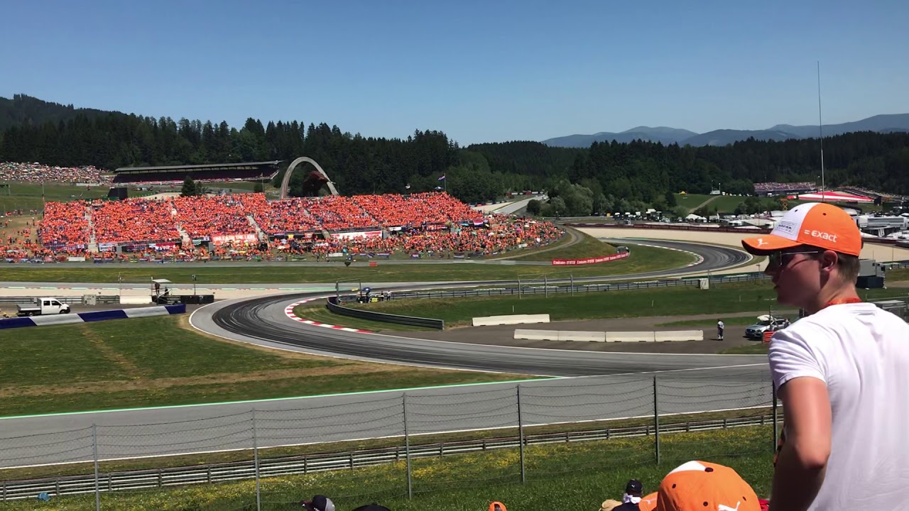 Max Verstappen fans mit DJ ötzi sweet Caroline RedBullRing 2019
