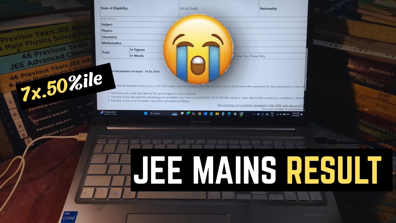 My JEE MAINS 2026 RESULT😭 | After Result Reaction