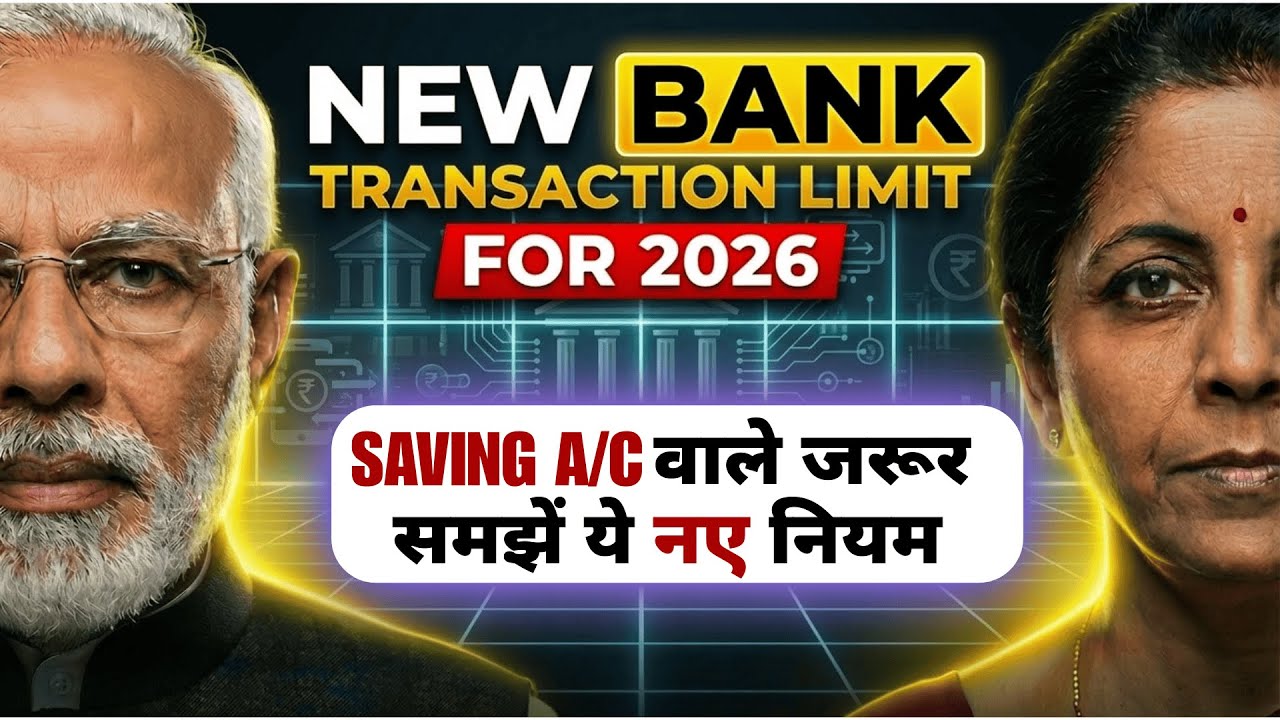 Bank Transaction Limits in India 2026 | Saving Account transaction limit