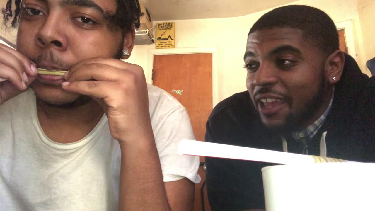 Smoking With Banana Leaf