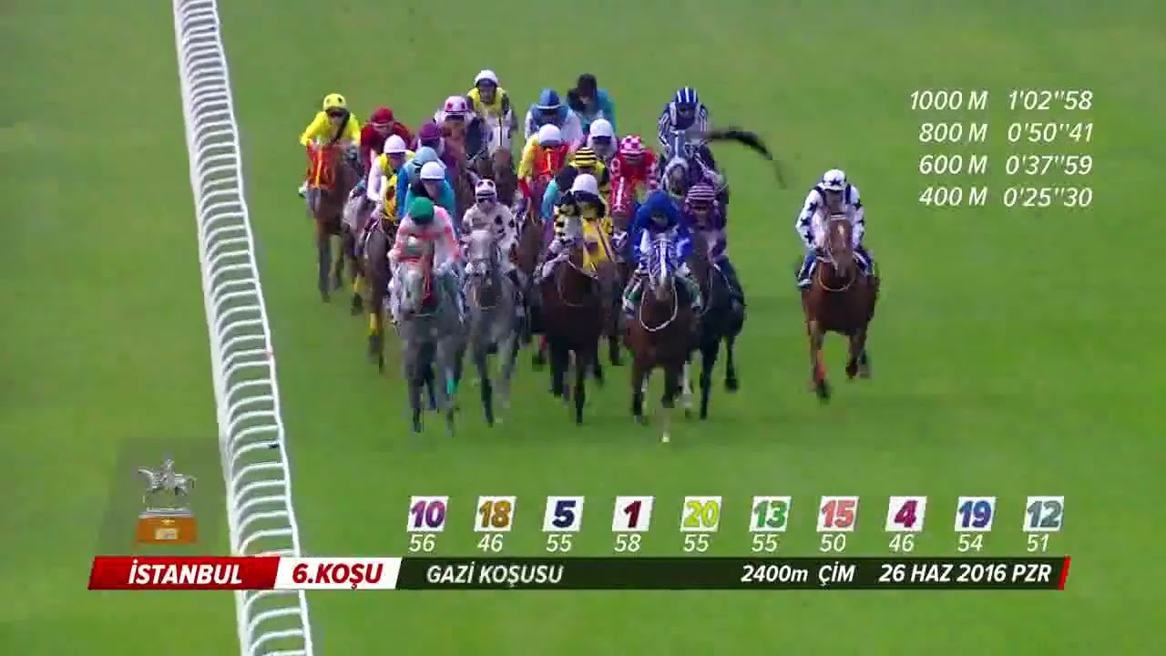 2016 GAZİ KOŞUSU GRAYSTORM / AHMET &Ccedil;ELİK - 2.400M &Ccedil;İM