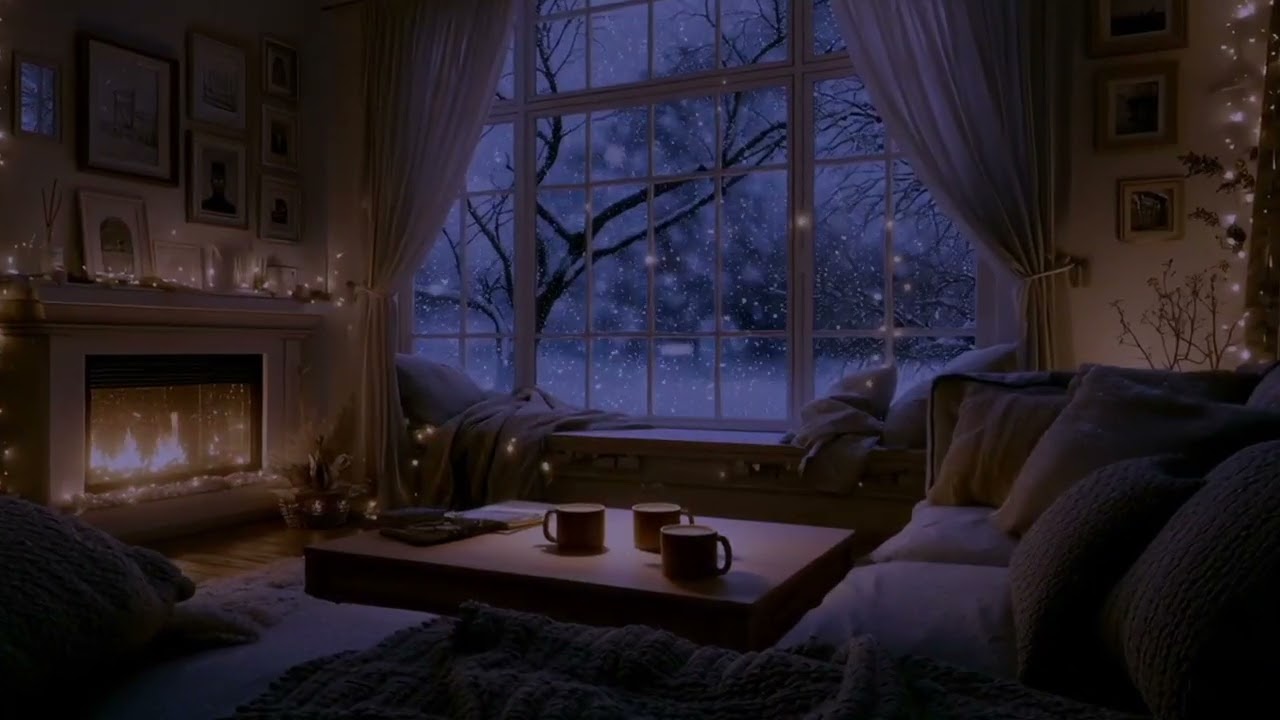 1 Hour Relaxing Winter Piano Music ❄️ Study • Sleep • Relax