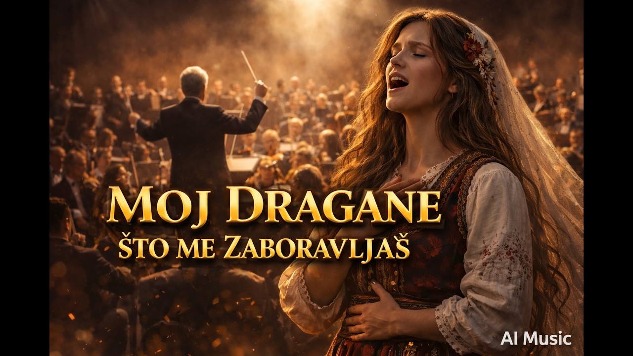 MOJ DRAGANE ŠTO ME ZABORAVLJAŠ – Epic Cinematic Balkan Folk  AI Music