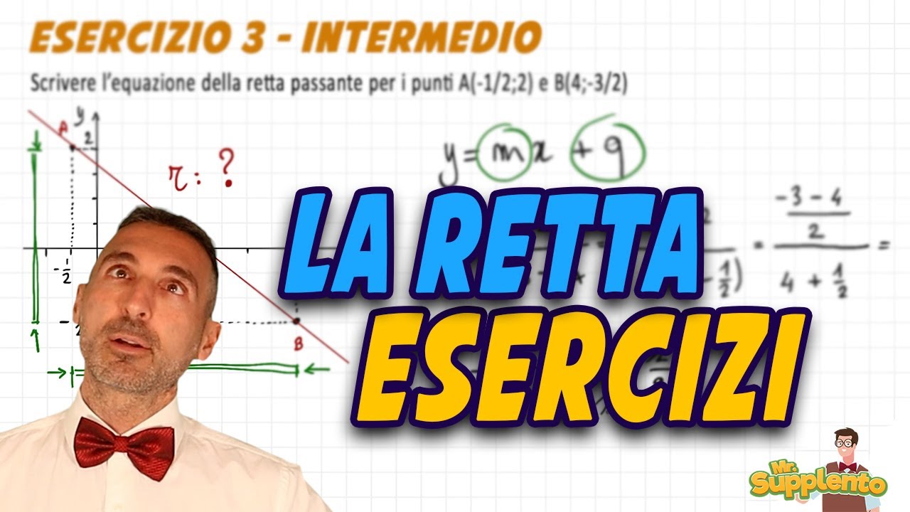 ESERCIZI SULLA RETTA - Mr. Supplento