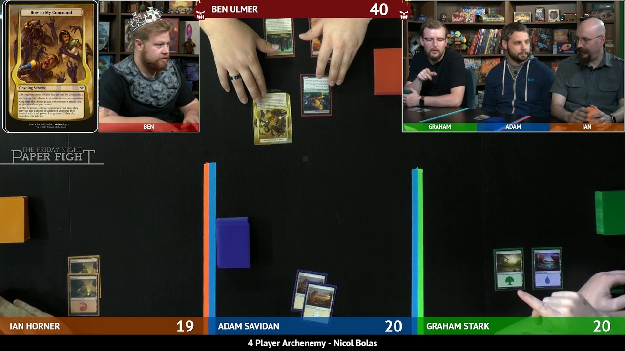 Friday Night Paper Fight — Archenemy - Nicol Bolas