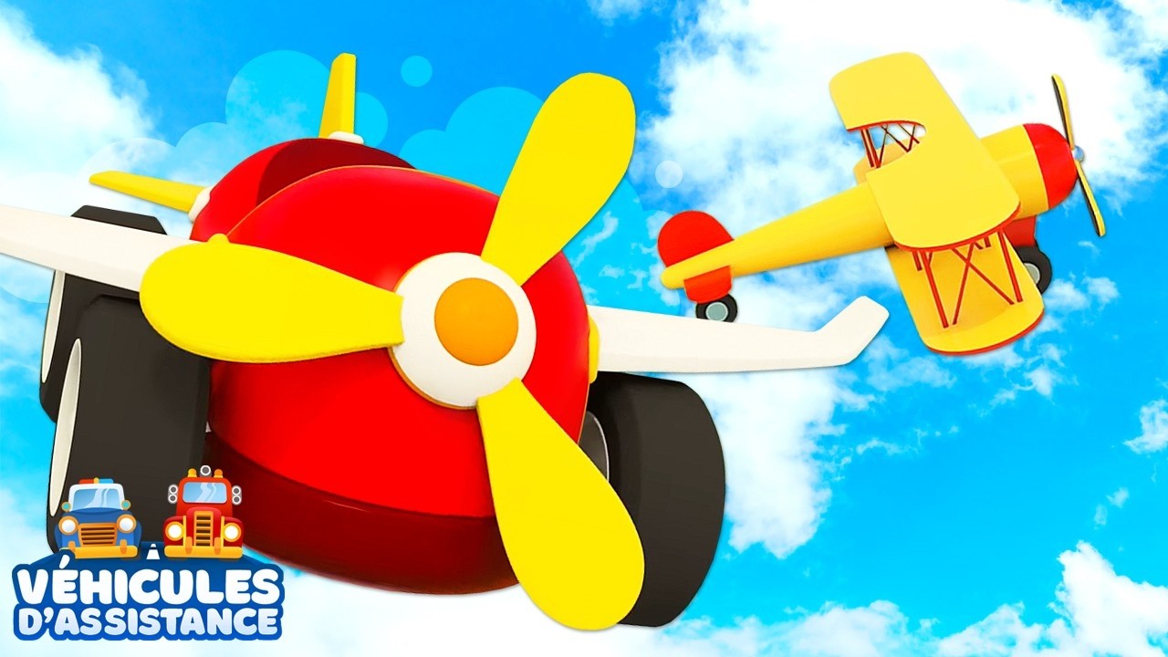 La voiture rouge pourra-t-elle voler comme un avion ? | dessin animé pour les plus petits