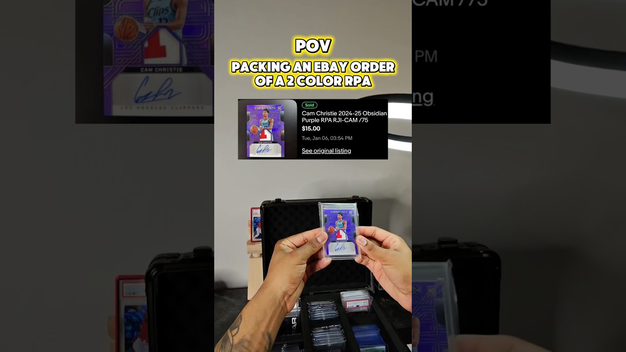 Упакуйте со мной на eBay чистый набор RPA‼️🔥 #спортивныекарточки #MBpacks #panini