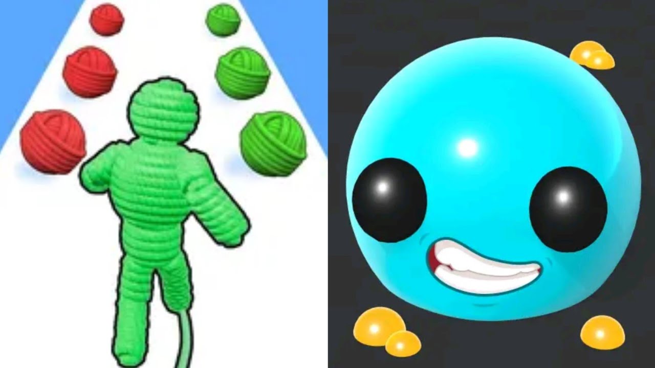 Rope Man Run VS Clash of Slimes Max All Levels Gameplay Android,iOS NEW UPDATE