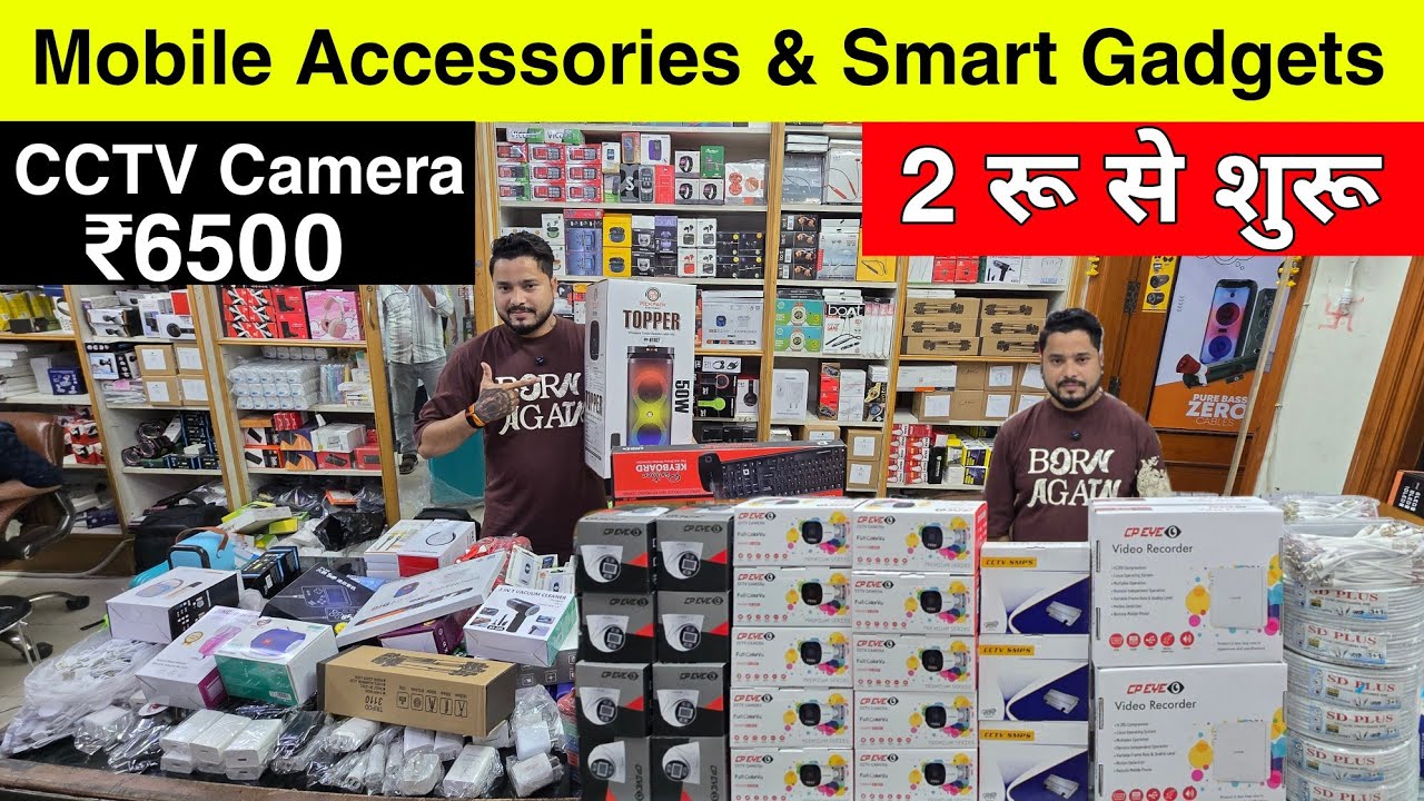 Оптовый рынок мобильных аксессуаров в Дели | Рынок смарт-гаджетов | Рынок Гаффар в Дели