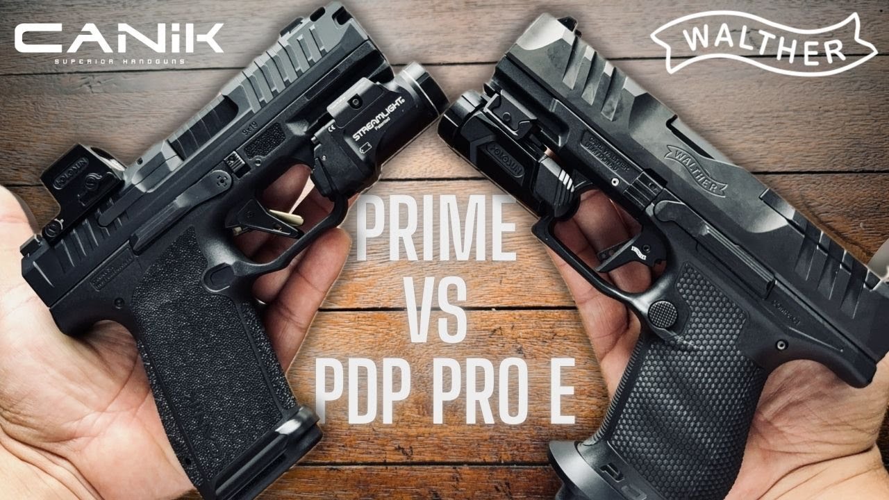 Canik Prime против Walther PDP Pro E