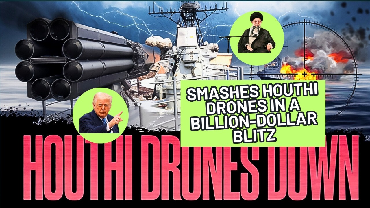 Red Sea Inferno: U.S. Navy Smashes Houthi Drones in a Billion-Dollar Blitz