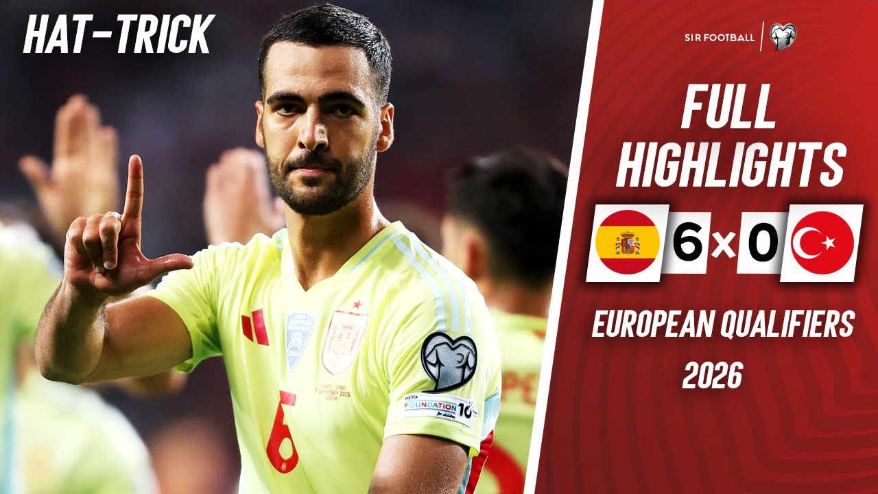 Turkey vs Spain 0-6 • Highlights & Goals • World Cup Qualifiers