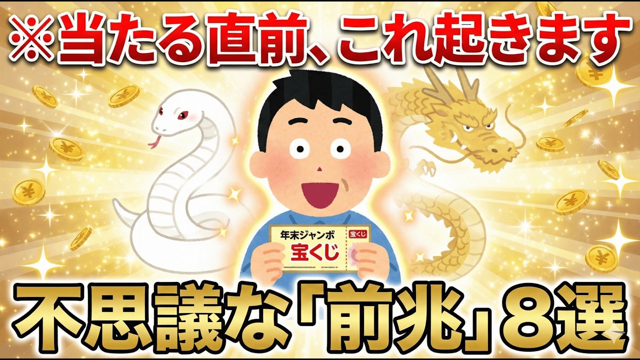 【年末ジャンボ】高額当選者が体験した「当たる直前」の不思議な前兆8選