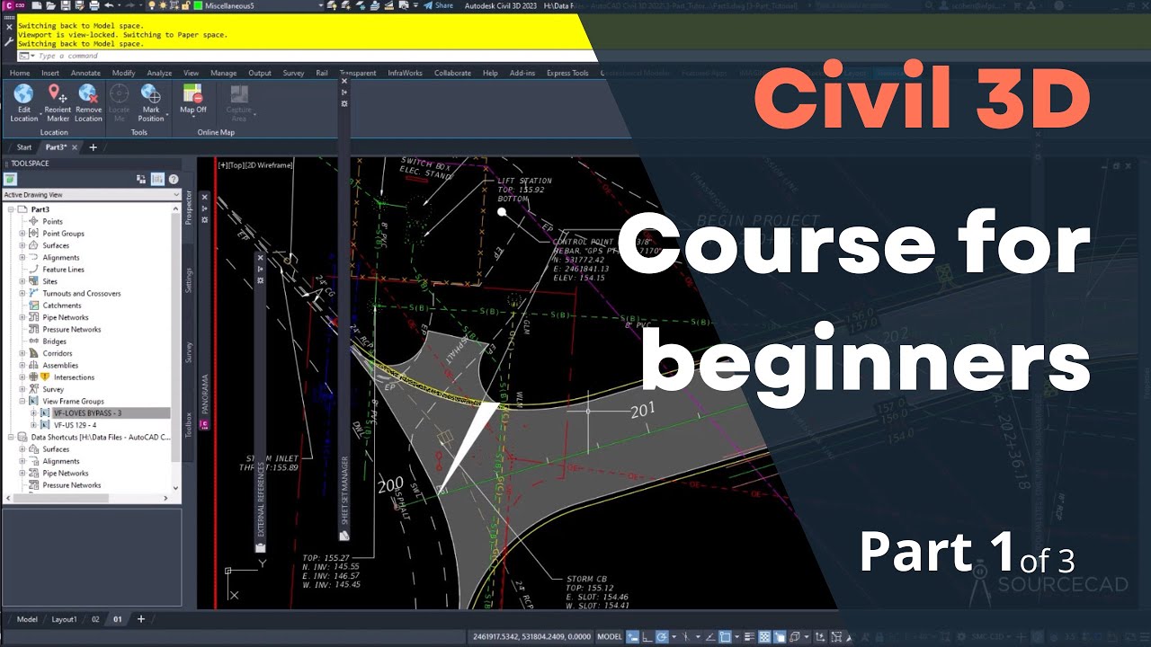 Курс Civil 3D для начинающих — часть 1 из 3