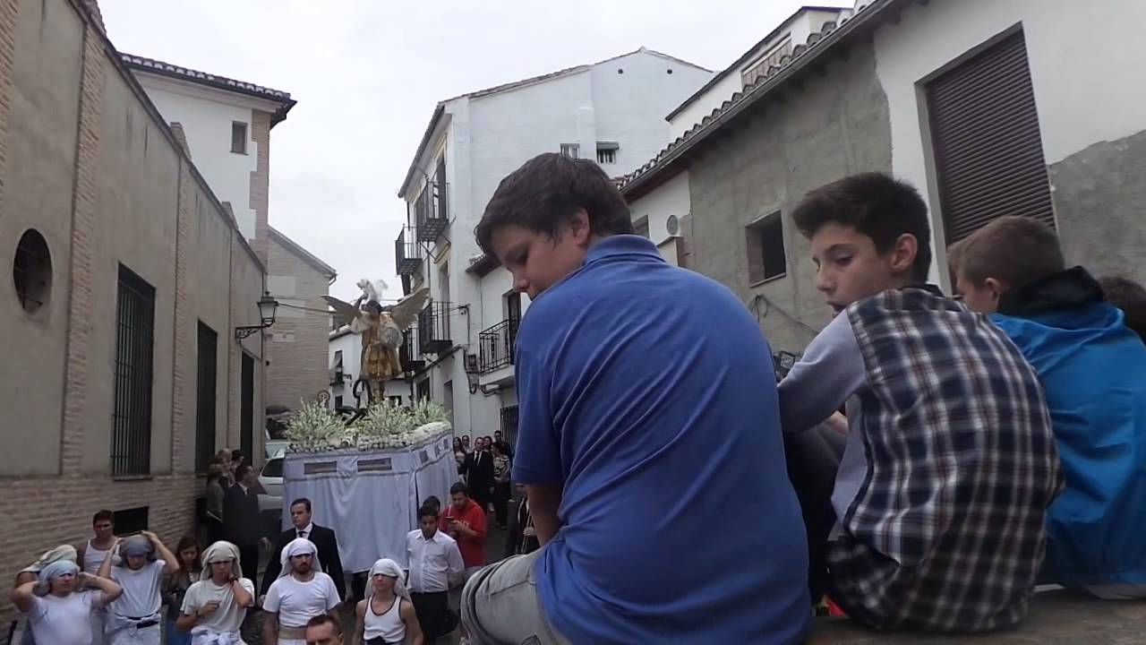 Romería de San Miguel, patrón del Albaicín, pasada por agua