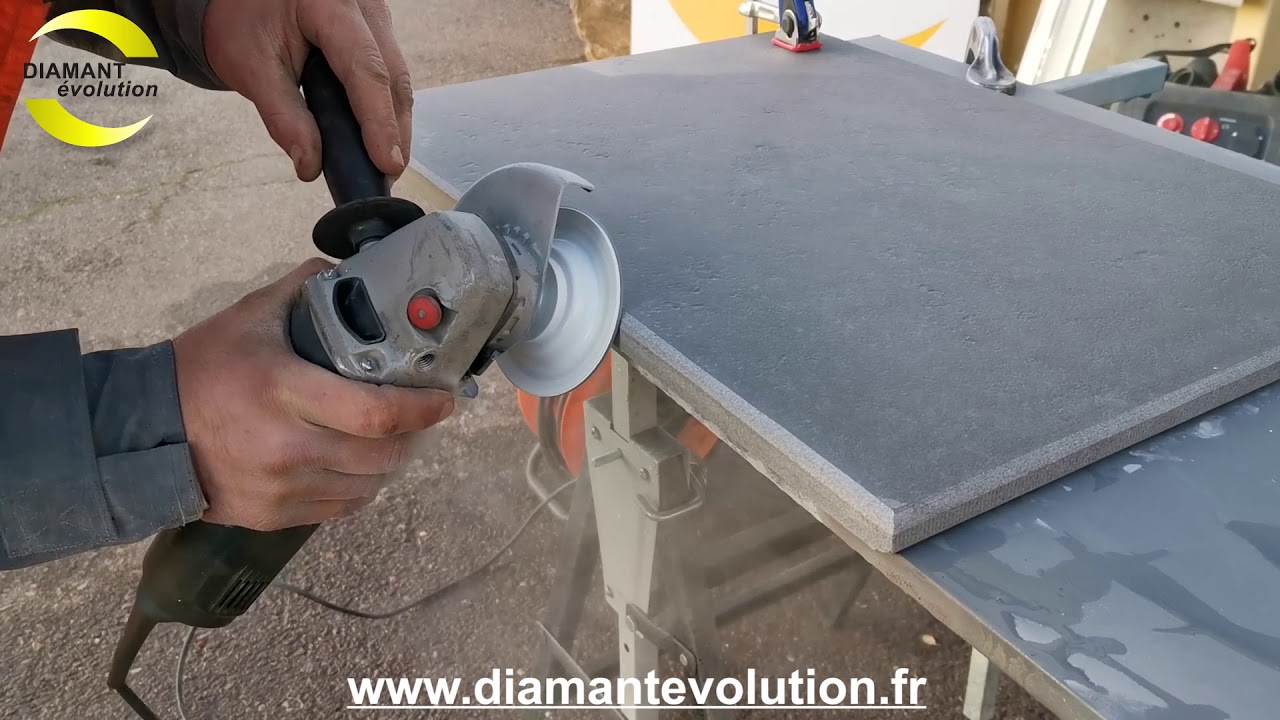 Meule diamant pour chanfreiner le gres cerame 20 mm   2