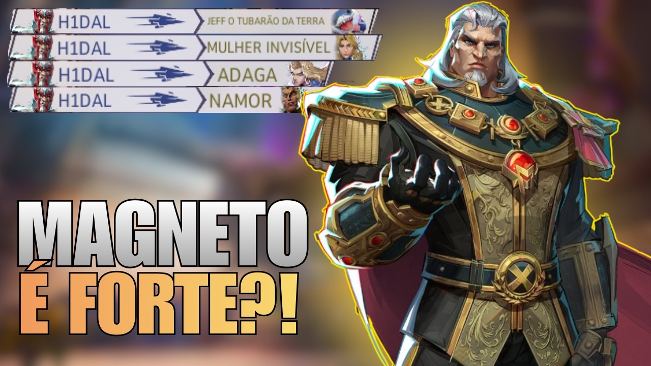 MAGNETO É FORTE ASSIM?! TESTEI ELE NA RANKED - Marvel Rivals