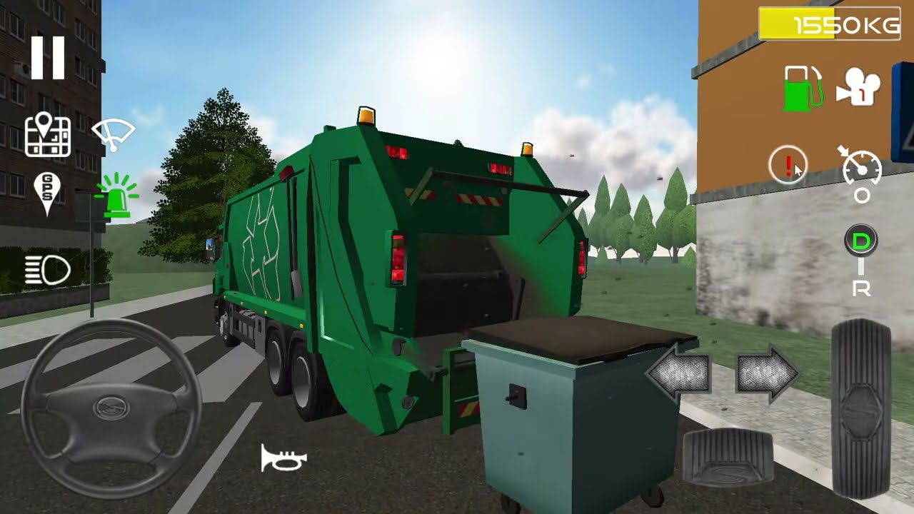 Trash Truck Simulator  Scanline Cabover Rear Loader