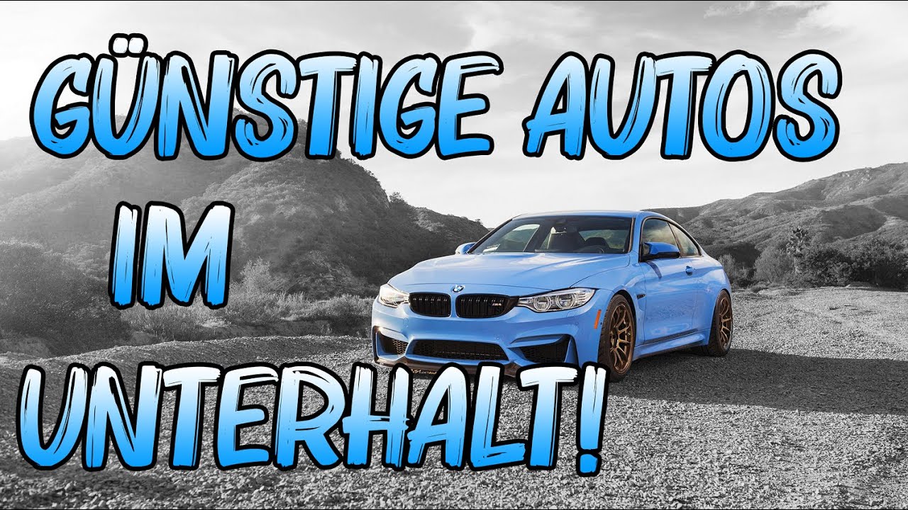 Die g&uuml;nstigsten Autos im Unterhalt! | AutoSR