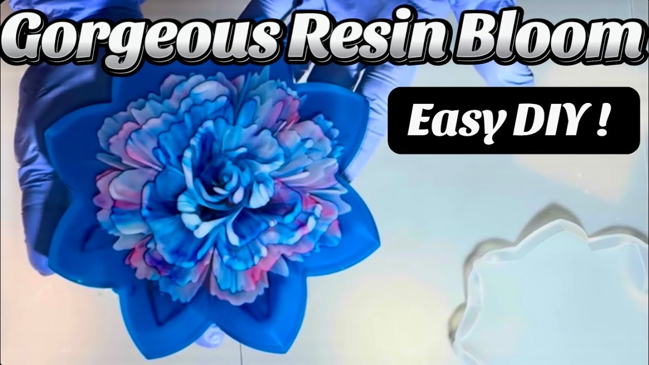 My Best and EASIEST Resin Bloom Tutorial for beginners 🤩