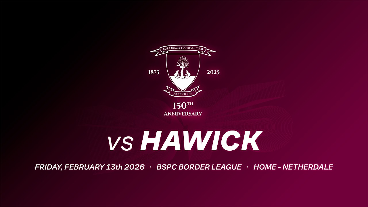 Gala RFC vs Hawick | 13.02.2026 | BSPC Border League - Live from Netherdale