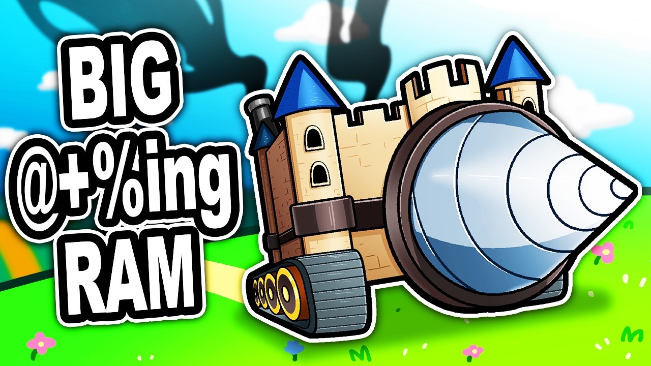 В моём замке стоит огромный *@+%новый таран.