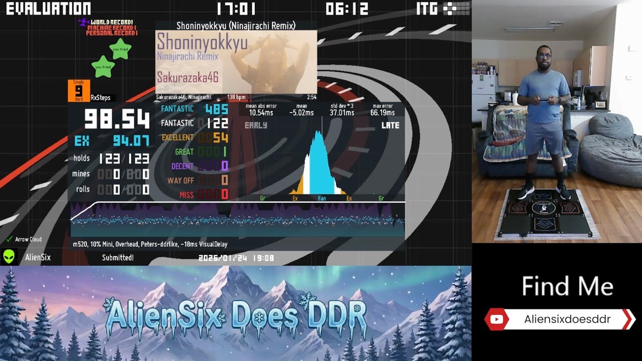 Shoninyokkyu (Ninajirachi Remix) (9) '98.54' (⭐️⭐️) [Dr. Ulator's RxSteps - 2nd Dose]
