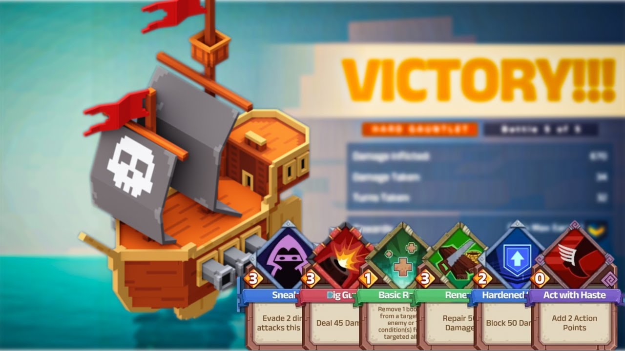 Pirate Nation | Hard Gauntlet | Galleon + Evasion 14 lvl