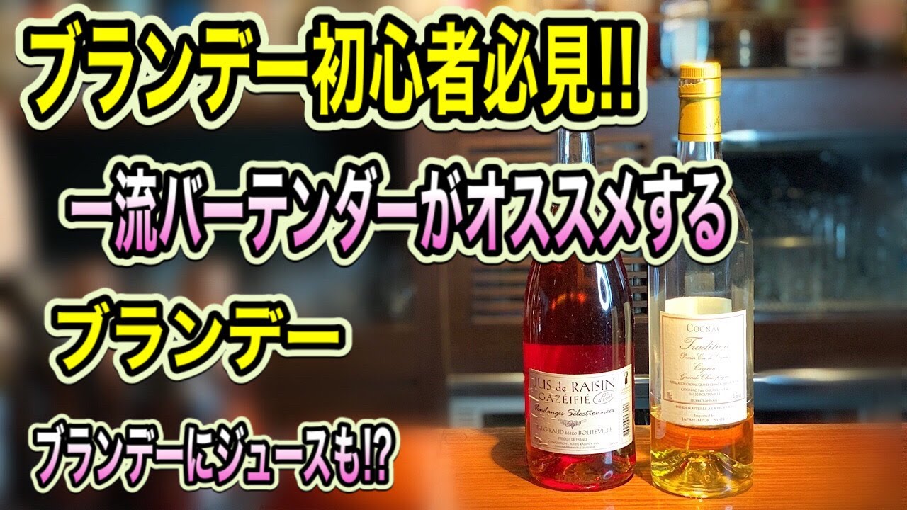 ブランデー初心者必見!!一流バーテンダーがオススメする ブランデー ブランデーにジュース？