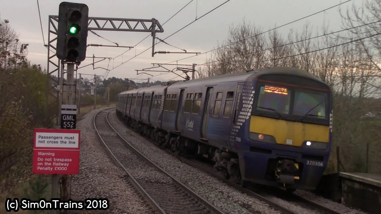 Trains at Carluke (5th November 2018)