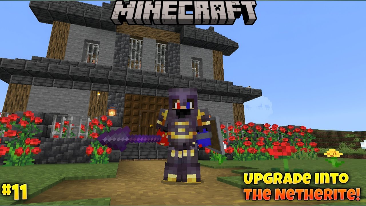 FULL NETHERITE Upgrade in Minecraft Survival | Episode 11