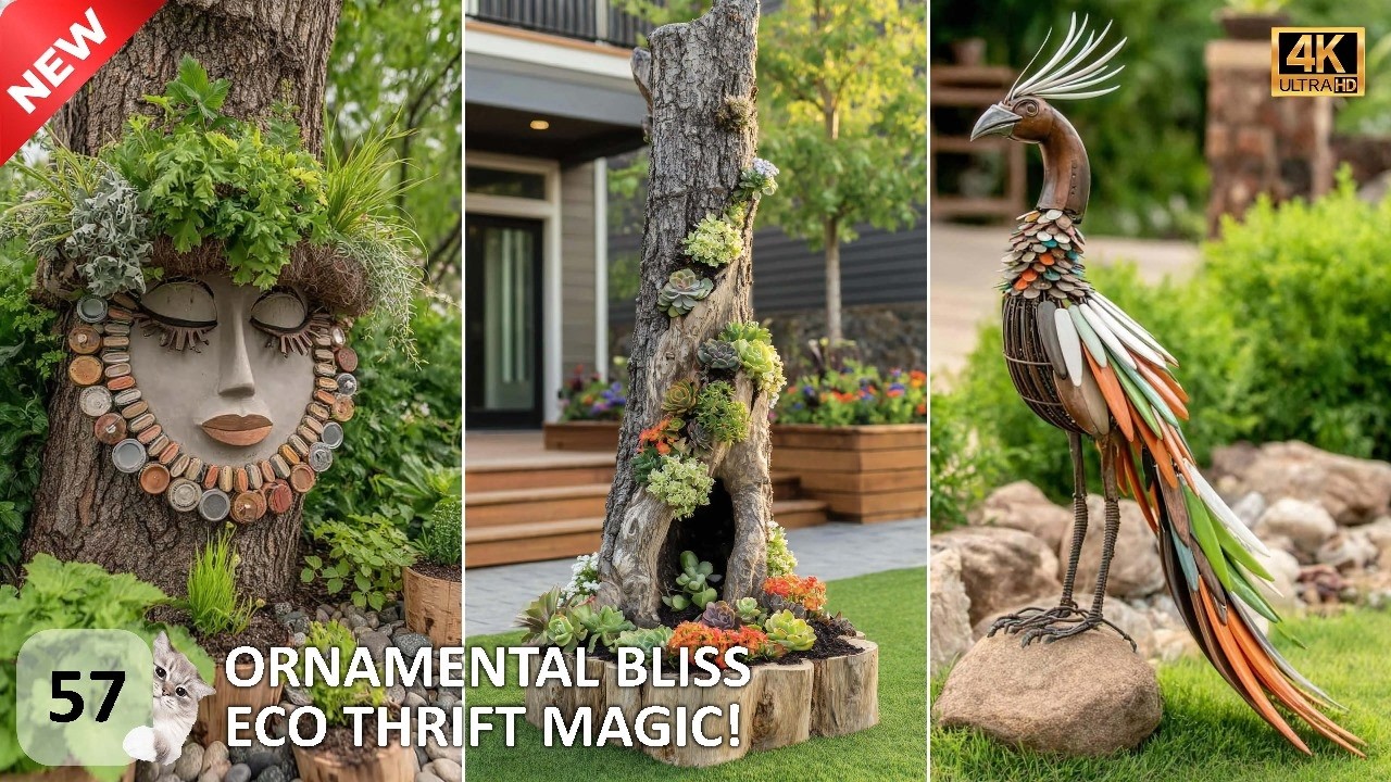 💖 You’ll LOVE This ORNAMENTAL BLISS! 👑 BUDGET DIYs Garden Arts from ECO THRIFT Magic! ✨