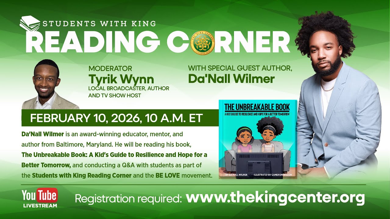 The King Center presents Students With King Reading Corner | February 2026
