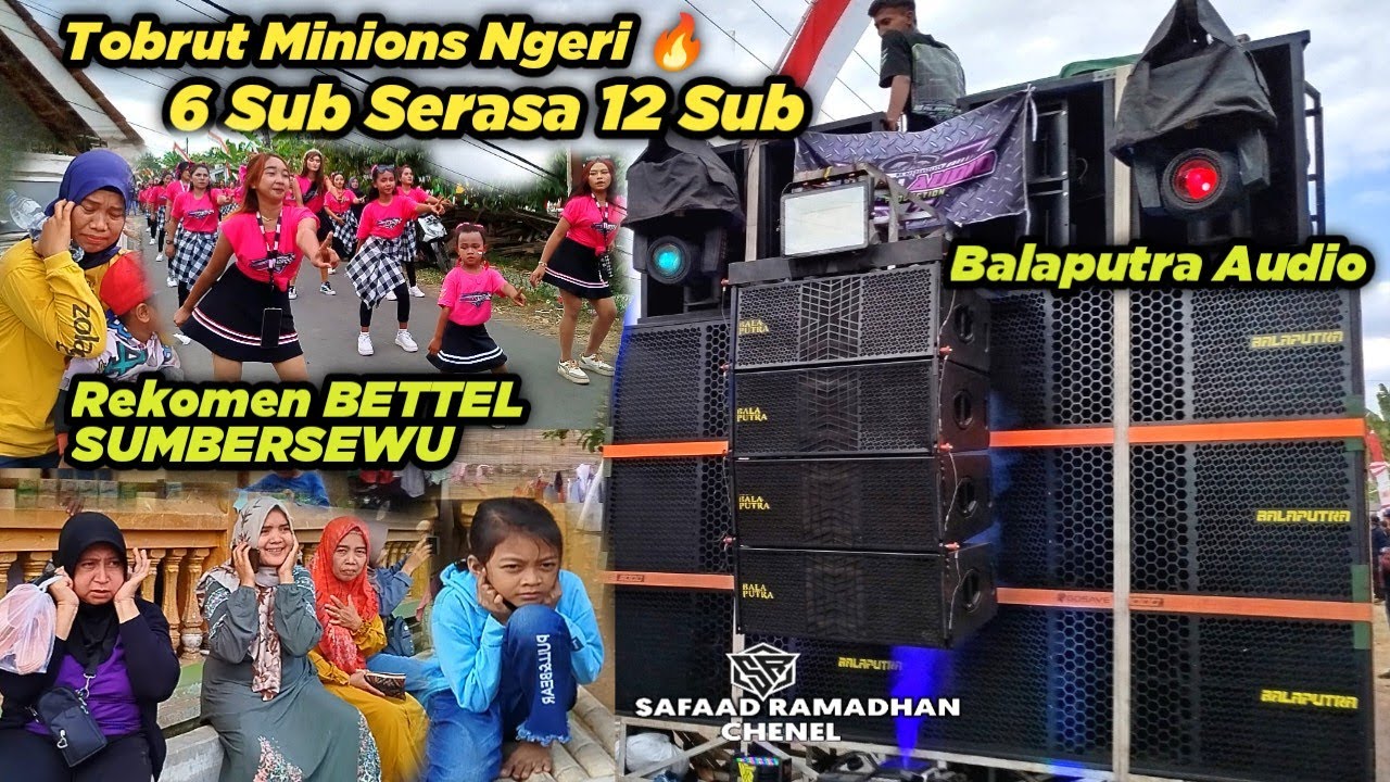 TOBRUT MINIONS NGUK  BASS GEMPA 🔥🔥 GAK DI RAGUKAN EMANG AMPUH  BRUTAL ABIS SEPANJANG JALAN