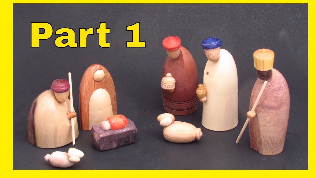 How To Make a Nativity Scene With Woodturning Magic!